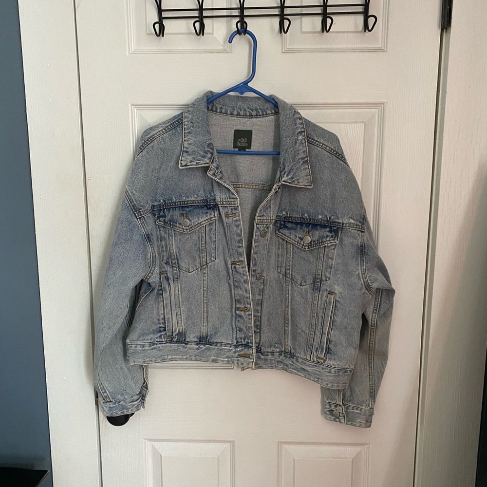 Never worn XL wild fable cropped Jean jacket